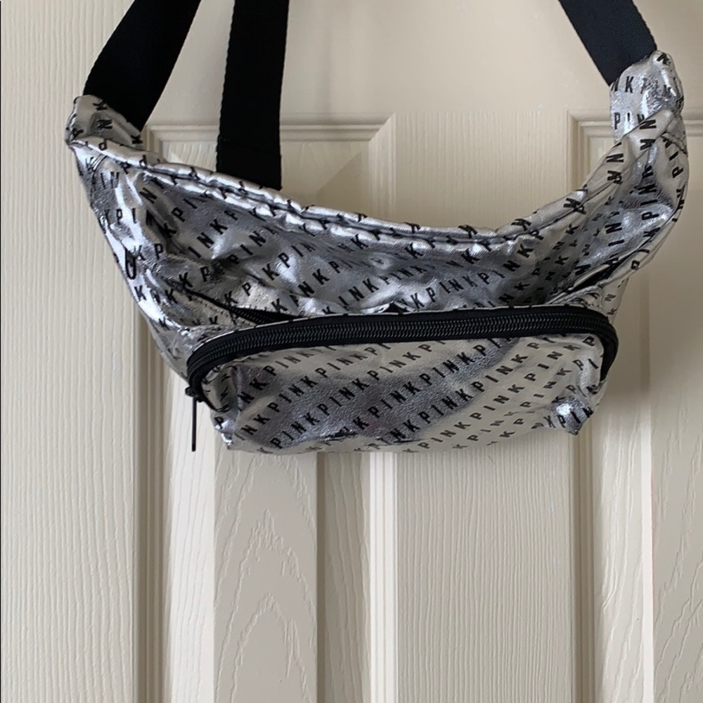 Silver fanny pack